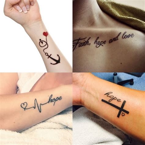‘Faith Love Hope’ Tattoo Meaning and Design Ideas.